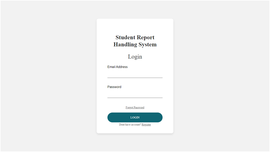 Student Report Handling System